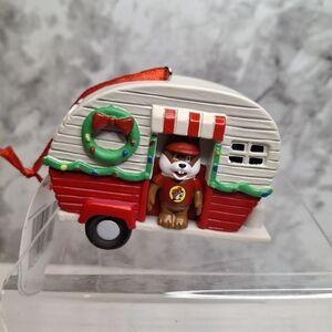 Buc-ees Bucky Beaver Camper Ornament Trailer RV Christmas Holiday Christmas NWT